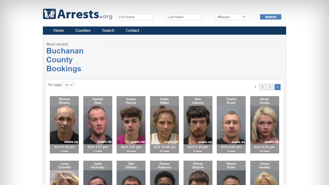 Buchanan County Arrests and Inmate Search